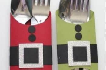Adornos navideños con rollos de papel higienico reciclados