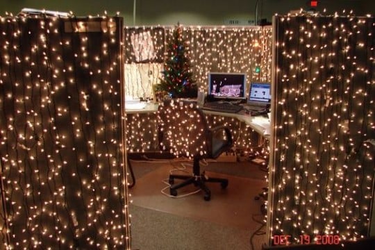 adornos navideños para oficina faciles de hacer