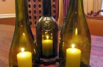 Manualidades y arreglos con botellas de vidrio recicladas