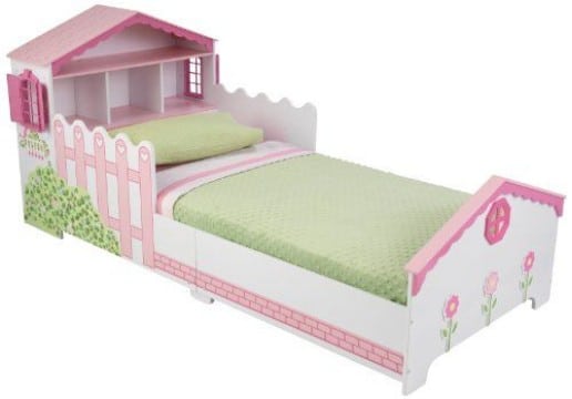 camas en forma de casita para niña