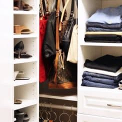 Ideas para guardar bolsos bolsas y carteras en el closet