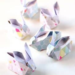 Como hacer conejos de papel de origami facil paso a paso