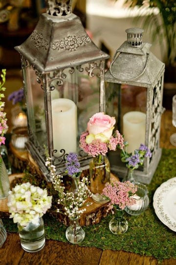 adornos para matrimonio civil con velas