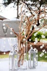 arboles secos decorados para boda