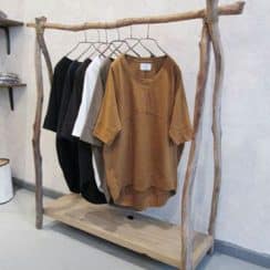 Como hacer colgadores de ropa o perchero reciclado de madera