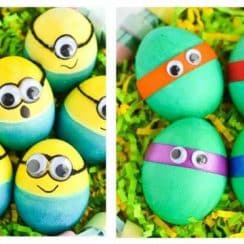 Huevos decorados faciles como personajes y animales