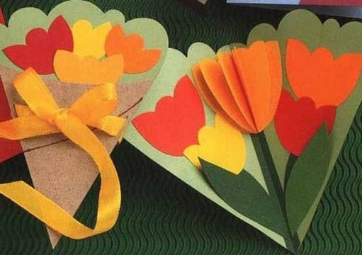 manualidades para niños de primaria faciles flores