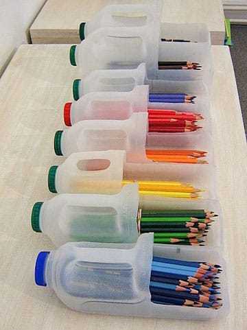reciclaje para niños de preescolar con botellas