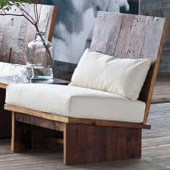 Ahorra dinero creando sillones con palets de madera