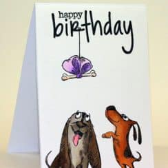 4 tarjetas de cumpleaños con perros para tus amigos