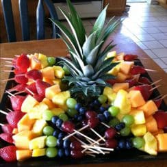 Buenas ideas de decoracion de frutas para fiestas