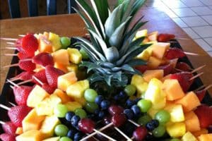 decoracion de frutas para fiestas ideas sencillas