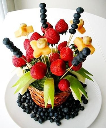 decoracion con frutas naturales para sorprender