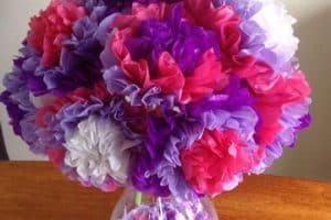 flores de papel faciles y rapidas decorativas
