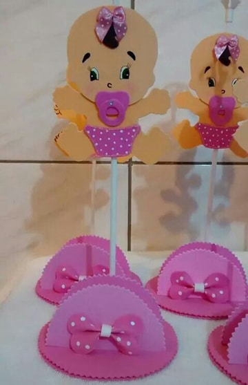 moldes de bebes en goma eva para decoracion