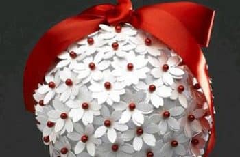 Aprende como hacer esferas navideñas modernas y hermosas