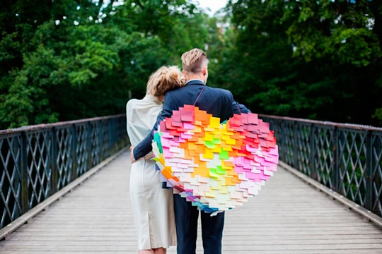 piñatas con material reciclado de amor