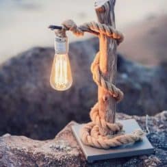 Ideas originales sobre como hacer lamparas de madera en casa