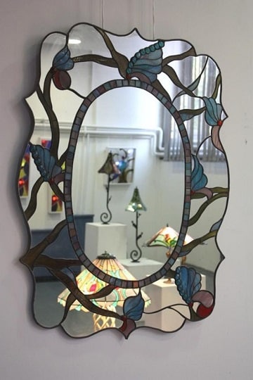 marcos para espejos reciclados pedazos de mosaico
