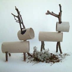 Los adornos navideños con carton tan lindos como baratos