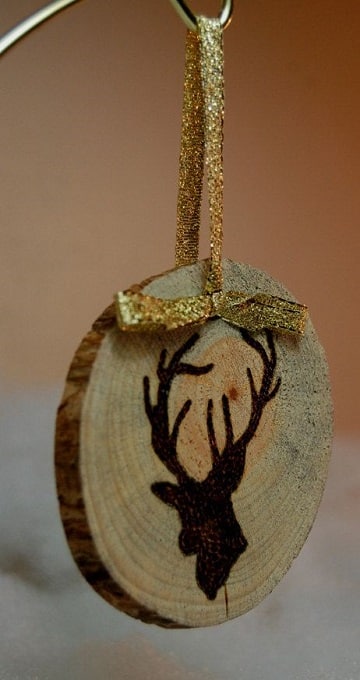 adornos navideños de madera ideas