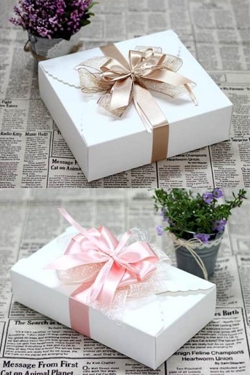 como hacer moños de tela para decorar en regalos