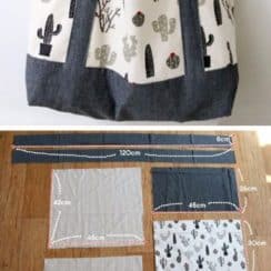 Diferentes tipos de bolsos de tela hechos en casa para ellas