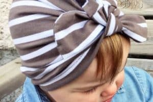 tutorial de como hacer turbantes para bebes