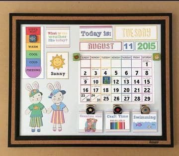 calendarios creativos para niños para colgar