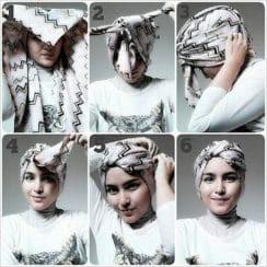 Muchas formas de como hacer un turbante arabe en pocos pasos