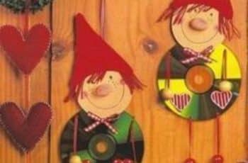 Creativos y divertidos adornos navideños con cd viejos