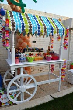 carrito de dulces para fiestas niños
