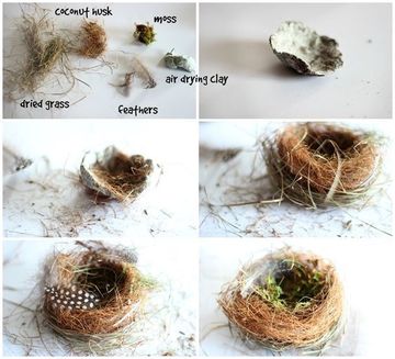 Ideas y pasos de como hacer nido de pajaro