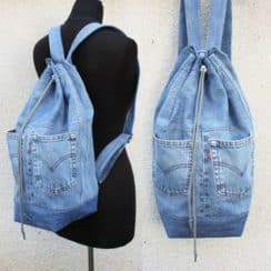 Originales diseños de bolsos de vaqueros reciclados