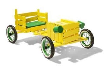 Tradicionales y creativos carros de reciclaje para niños