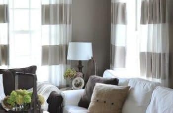Una elegante decoracion de cortinas para salon