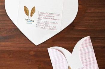 Sencillas creaciones y diseños para cartas de amor