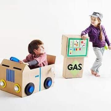 juguetes reciclados de carton para niñas y niños