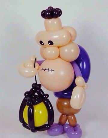 como hacer muñecos con globos para niños