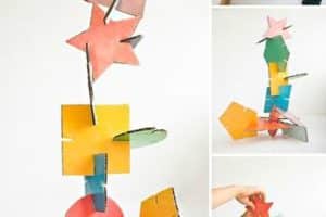 esculturas faciles para niños de figuras geometricas