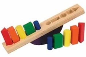 juguetes educativos de madera de figuras geometricas