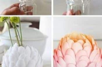 Ideas sencillas de como hacer un florero reciclable