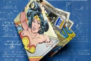 como hacer una billetera de papel con comics