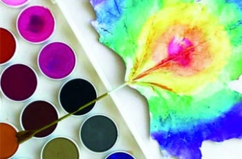 Tecnicas para saber como pintar hojas de arboles