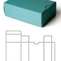 Patrones y plantillas de cajas de carton para diversos usos