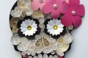 como hacer adornos mexicanos de papel en filigrana