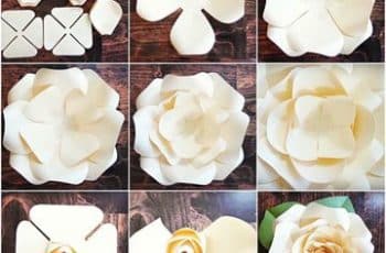 Como se hacen flores de tela paso a paso para decorar