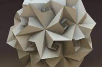 Impresionantes figuras tridimensionales de papel