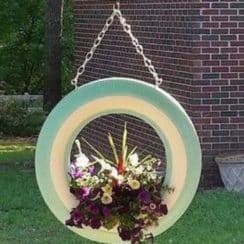Increíbles ideas de llantas decoradas para jardin