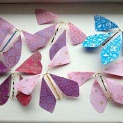 Creativos modelos de mariposas de papel que vuelan